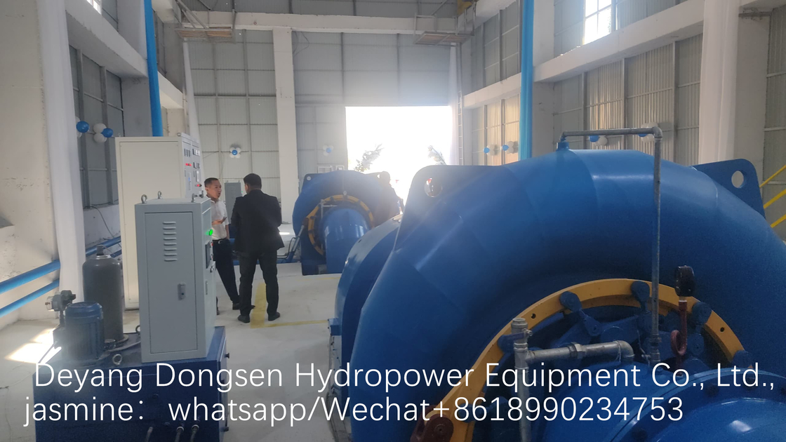 Фрэнсис турбинный генератор 450-1000RPM номинальная головка 20m-300M номинальное напряжение 400V-10kV