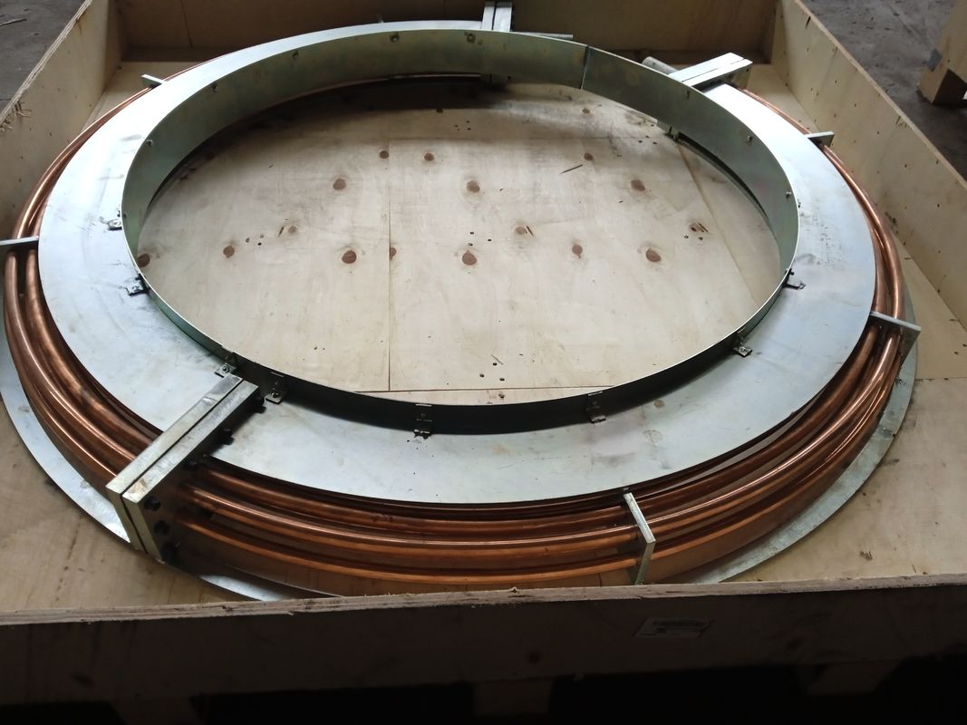 Диапазон рабочих температур 0-80°C Воздушно-масляный охладитель 500x500x500 мм Гидравлический турбинный агрегат Масляный охладитель и решение для охлаждения