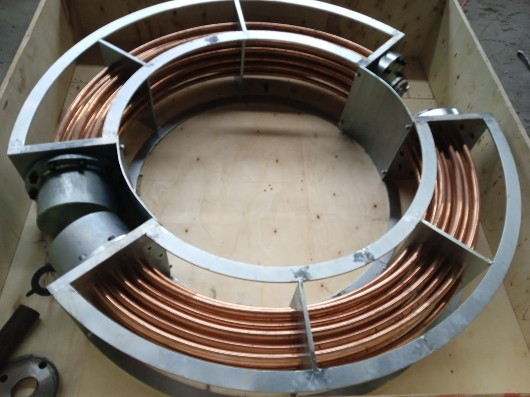 Диапазон вязкости масла 10-500 CSt Гидравлический охладитель масла OEM Right обеспечивает охлаждение гидравлической жидкостью и стабильность температуры системы