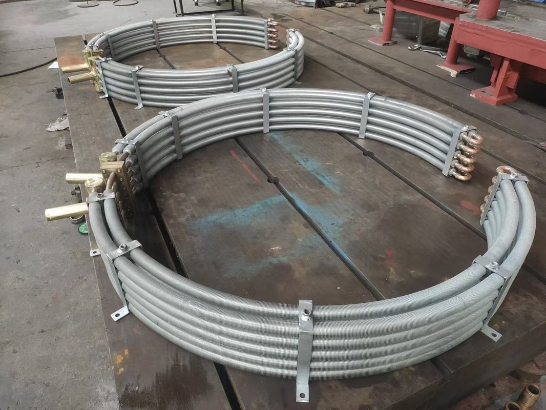 Диапазон рабочей температуры 0-80°C Масляный охладитель, предназначенный для обработки 10-100 кг масла, обеспечивающий охлаждение и стабильность системы