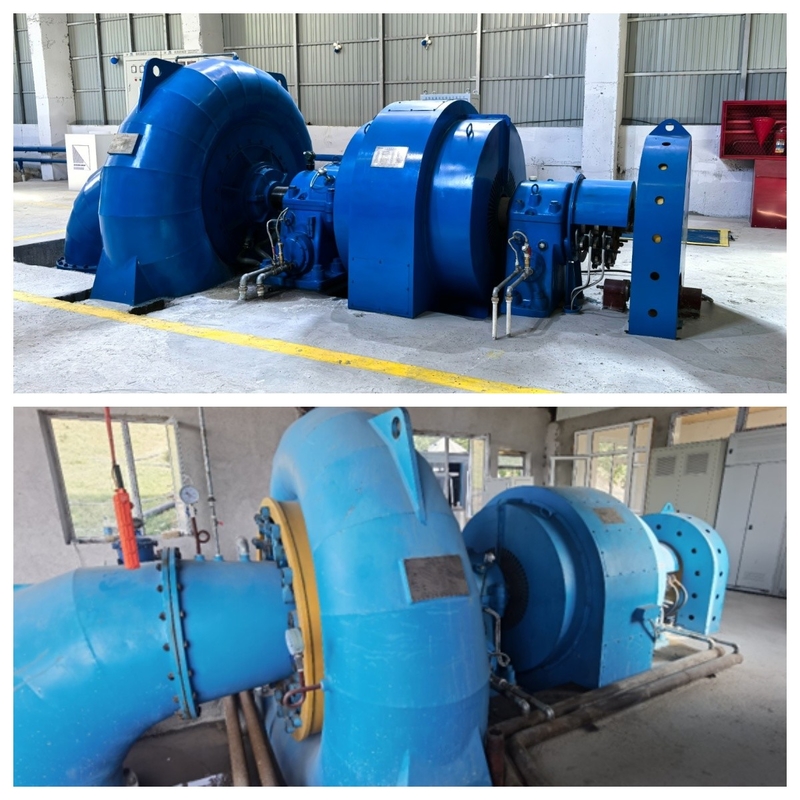 Высокоуровневая водяная турбина / генератор Francis Turbine для водяных голов 5м-500м