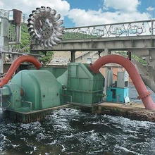Эффективность 88-96% Высокая водонагревательная турбина Пелтон Гидротурбинная фабрика