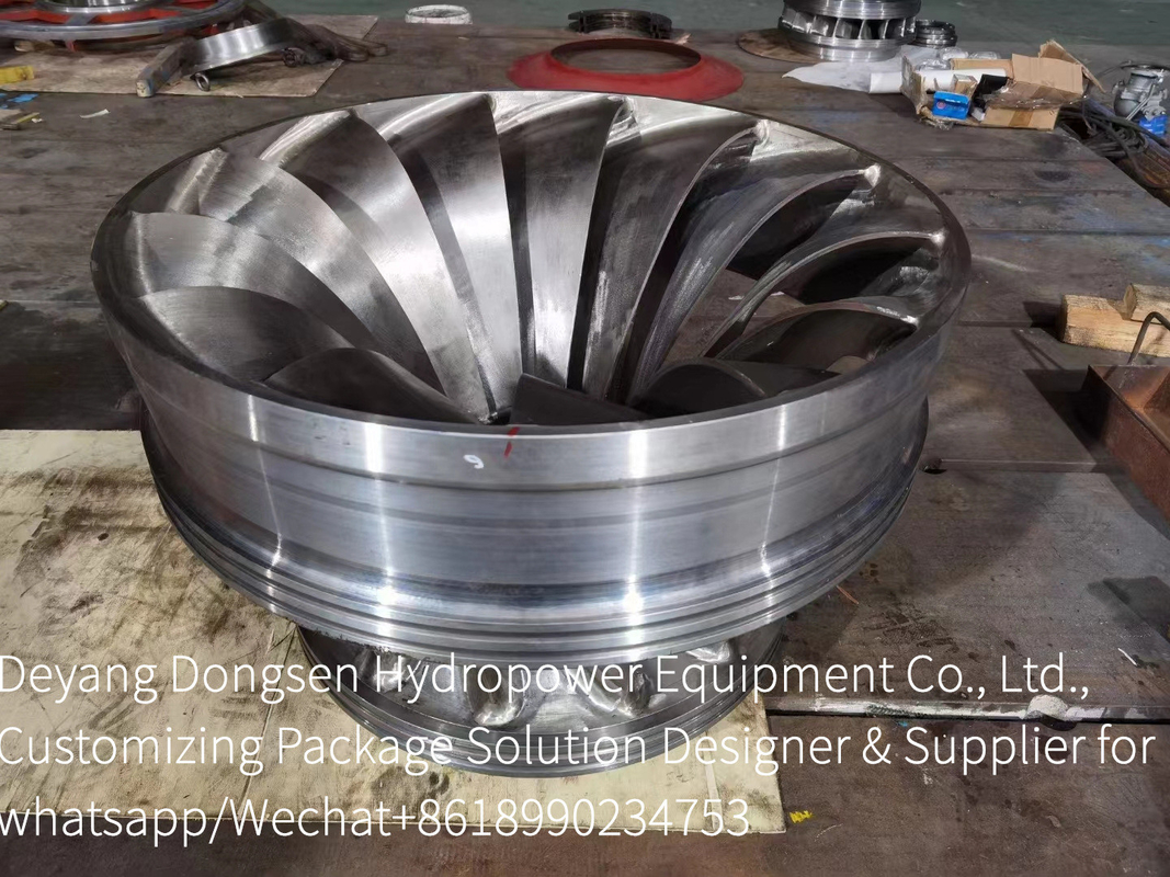 Customized Blade Dimensions Stainless Steel Hydro Turbine Runner for and Environmentally-Friendly Power Generation