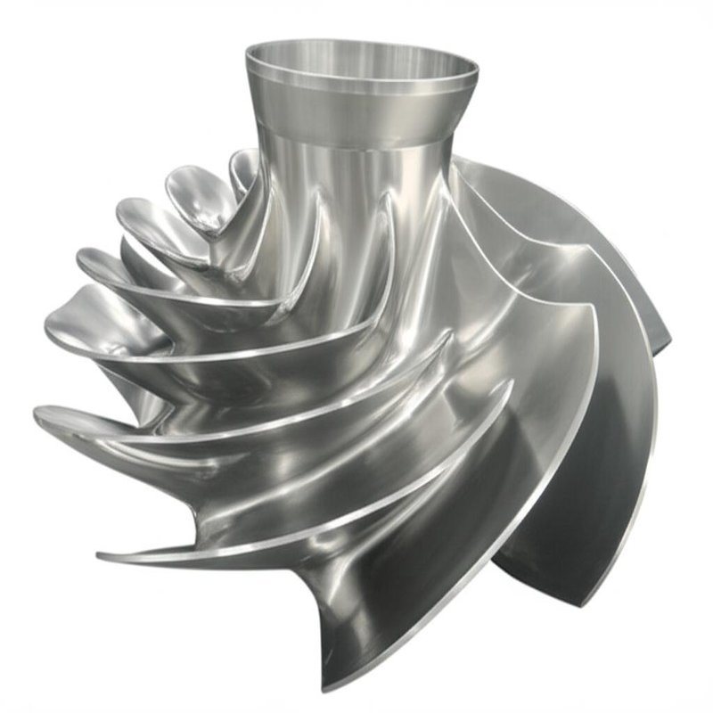 Гидротурбинный бегун с диапазоном скорости 150-1000 вращений в минуту, ширина лезвия на заказ и диаметр бегуна 0,5-10 метров