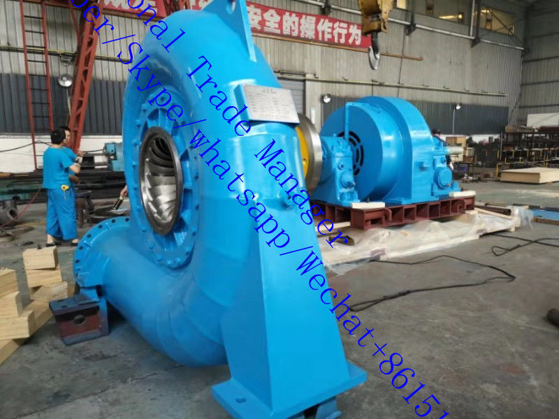 Диапазон скоростей 150RPM 1000RPM Фрэнсис гидротурбинный генератор поддерживающий поток 3,21 до 14,9 М3s Устойчивое производство энергии