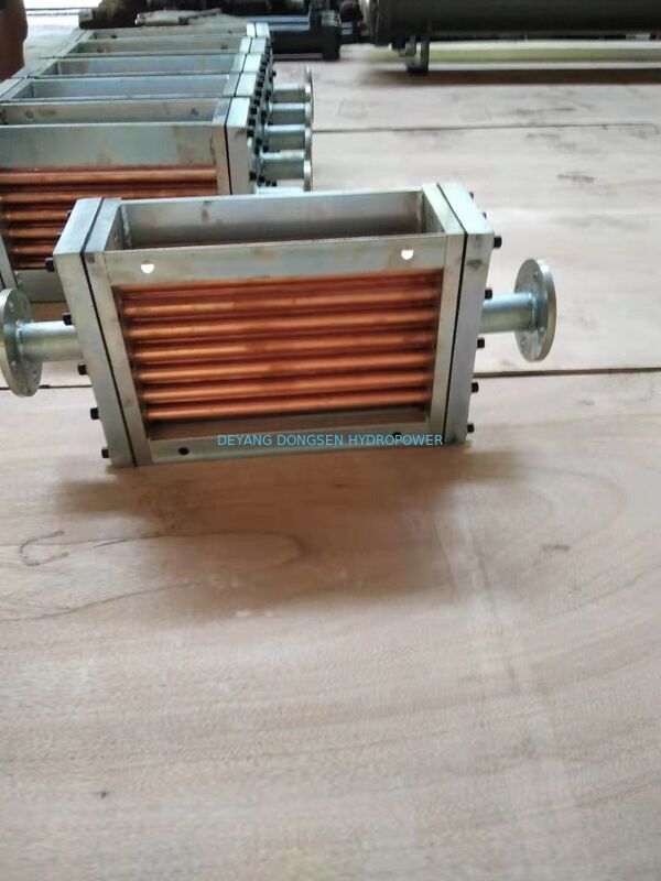 Air Oil Cooler Unit 200kW Turbine Lubricating Oil Cooler Stainless Steel Coil Heat Exchanger