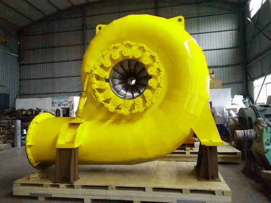 Силовой турбинный генератор из нержавеющей стали Франсис 300 kW-20 MW Вертикальная или горизонтальная установка