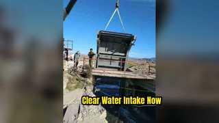 Очиститель мусорных стеллажей: забор чистой воды