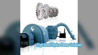 Высоконапорный турбинный генератор Пелтона Custom Hydro Solutions