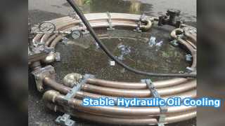 Радиатор гидравлического масла 10-500 CSt OEM, правый